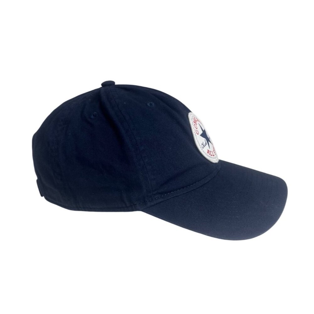 Converse Baseball Cap Hat Youth Size Blue Logo Patch Adjustable Strap - Picture 2 of 9